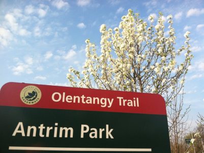 Antrim Park signage