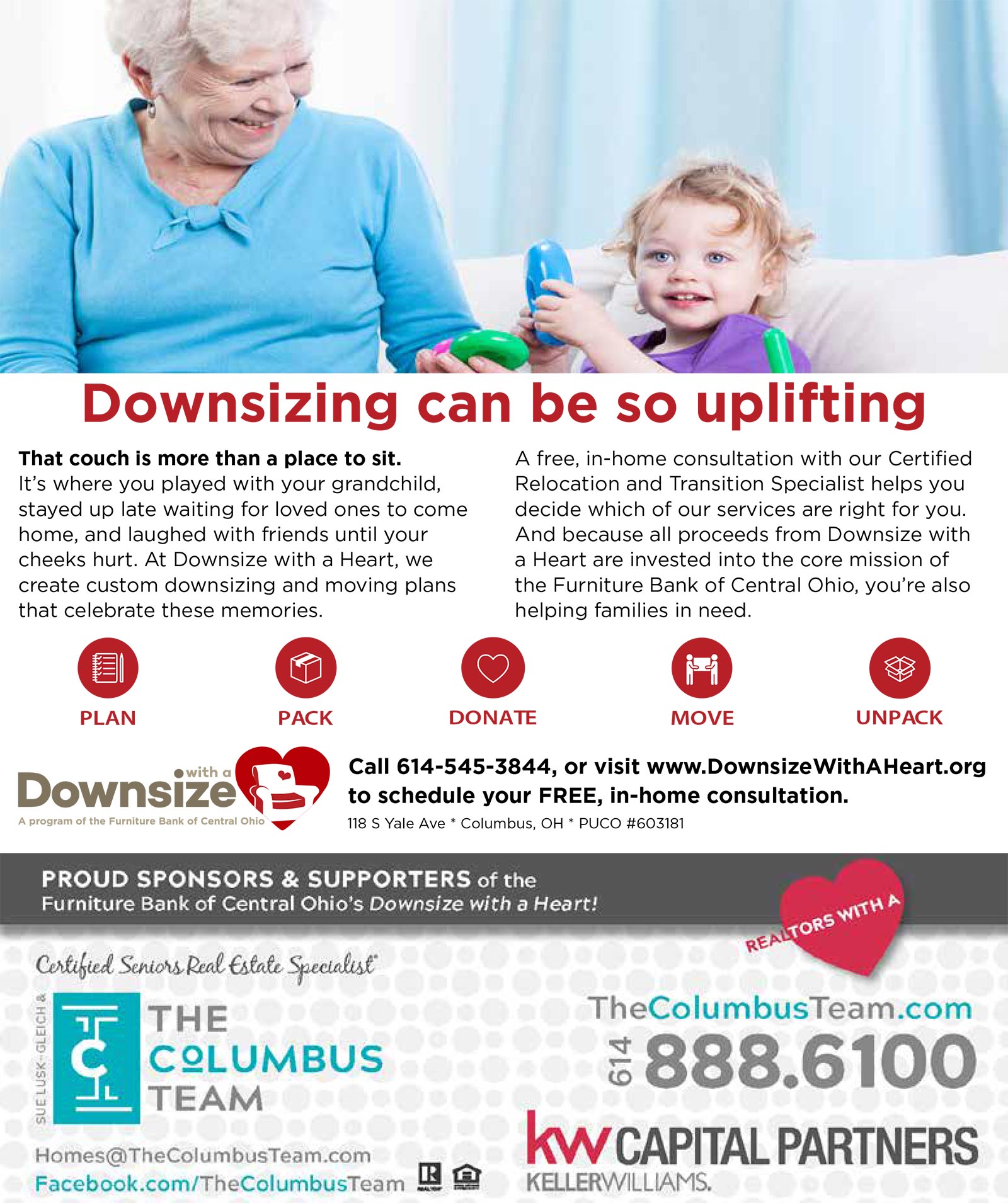 Downsize with a Heart Brochure